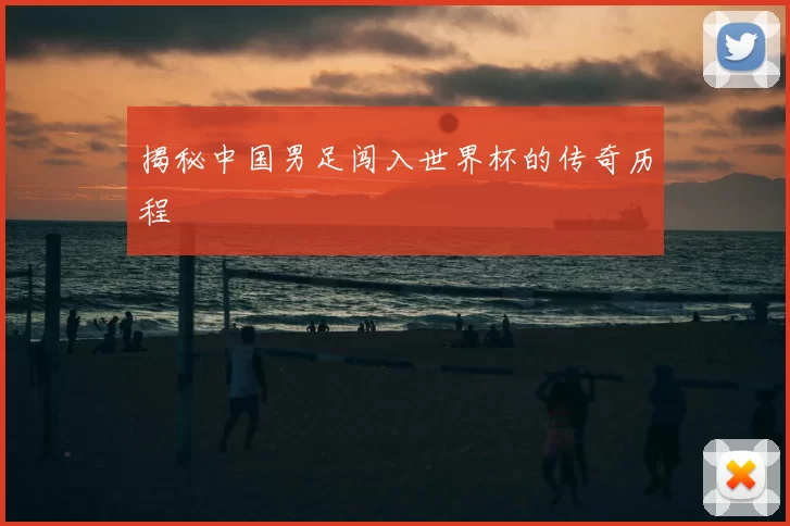 揭秘中国男足闯入世界杯的传奇历程