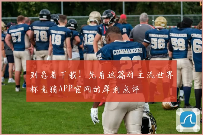 别急着下载!先看这篇对主流世界杯竞猜APP官网的犀利点评